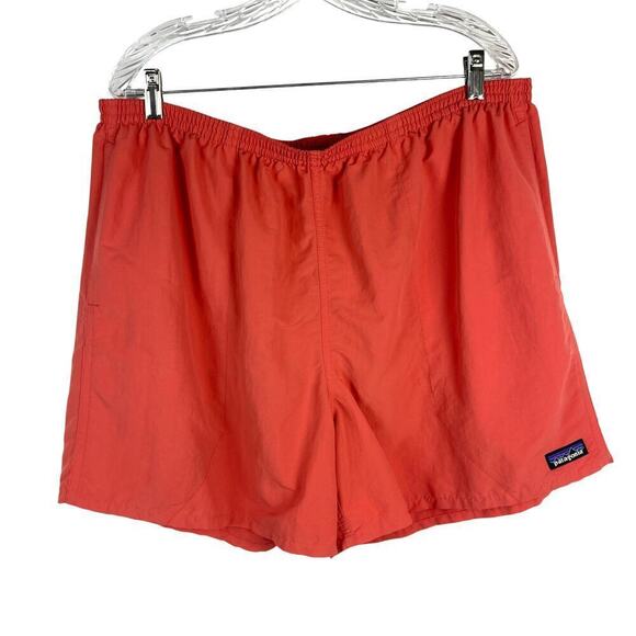 PATAGONIA Baggies 5" Spiced Coral Orange Red Nylon Shorts Swim Trunk Men's XXL - Picture 1 of 10